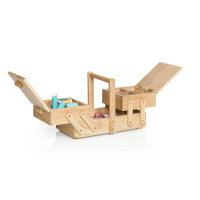 Nähkasten Holz hell, S