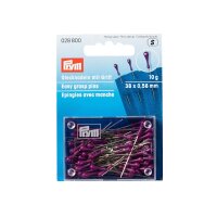 Steck-Nadel mit Griff 38 x 0,58 mm silberfarbig violett