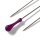 Steck-Nadel mit Griff 38 x 0,58 mm silberfarbig violett