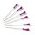 Steck-Nadel mit Griff 38 x 0,58 mm silberfarbig violett