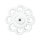 Annäh-Druckknöpfe Blume 25 mm weiß