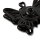 Annäh-Druckknöpfe Schmetterling 25 mm schwarz