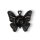 Annäh-Druckknöpfe Schmetterling 25 mm schwarz