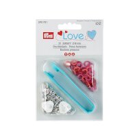 PL Druckknopf Jersey Color MS 8 mm rot