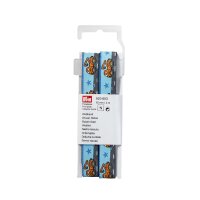 Webband Baustellenfahrzeug 15 mm blau/orange
