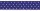 Webband 15 mm blau/ecru gepunktet