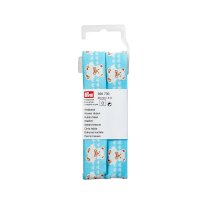 Webband Teddy 20 mm bleu/ecru
