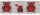 Webband Teddy mit Herz 20 mm grau/rot