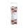 Webband Teddy mit Herz 20 mm grau/rot