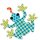 Applikation Puzzle aufbügelbar Frosch