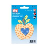 Applikation Puzzle aufbügelbar Apfel