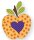 Applikation Puzzle aufbügelbar Apfel