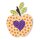 Applikation Puzzle aufbügelbar Apfel