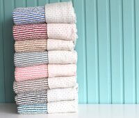 0,25m Bio Doubleface Cloqué Jacquard Meterware