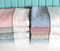0,25m Bio Doubleface Cloqué Jacquard Meterware
