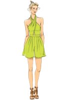 V9259 Damen Overall Einteiler, Vogue