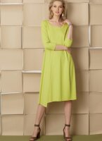 V9254 Damen Flügelärmel Kleid Pullover, Vogue