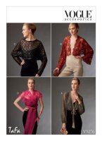 V9276 Damen Cape Jäckchen, Vogue
