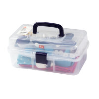 Nähbox transparent  für Nähzubehör...