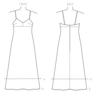 V9278 Damen Kleid, Schnittmuster von Vogue