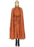 V9288 Damen Gürtel Kragen Cape, Vogue