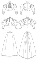 B6537 Damen Kostüm, Butterick
