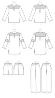 B6531 Top Hose Shorts Tunika, Butterick