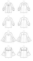 B6518 Damen Top, Butterick