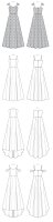 M7718 Damen Kleid, Schnittmuster von McCalls