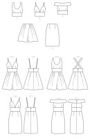M7719 Damen Kleid, Schnittmuster von McCalls