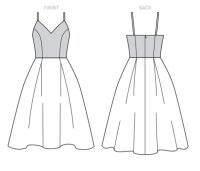 M7720 Damen Kleid, Schnittmuster von McCalls