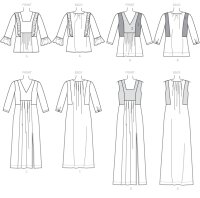 M7650 Damen Top Tunika Kleid, McCalls
