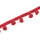 Pompons-Borte 20 mm rot