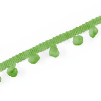 Pompons-Borte 20 mm grün