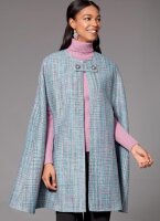 K4224 Poncho zum Knöpfen, KwikSew