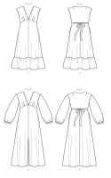 V9311 Damen Kleid, Schnittmuster von Vogue