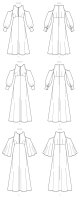 V9296 Damen Kleid, Schnittmuster von Vogue