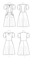 V9294 Damen Kleid, Schnittmuster von Vogue