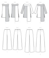 V1581 Damen Hose Tunika, Vogue