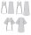 B6553 Damen Kleid, Butterick
