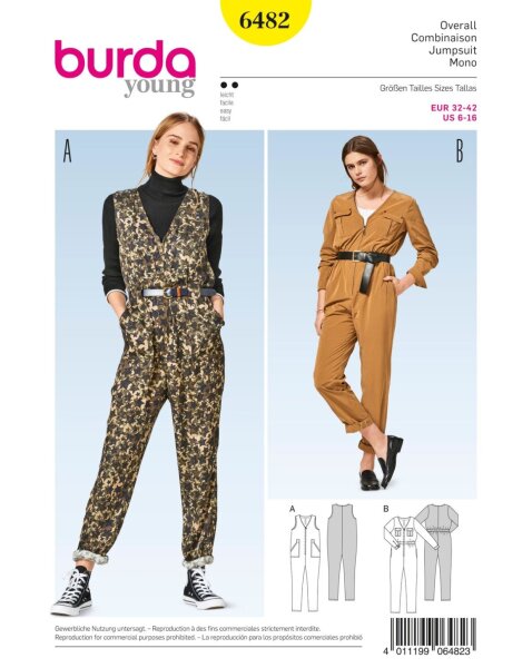 6482 Overall H, W 2017 #6482, Burda
