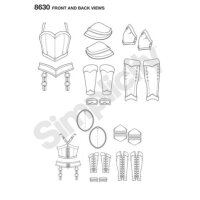 S8630 Damen, Schnittmuster von Simplicity