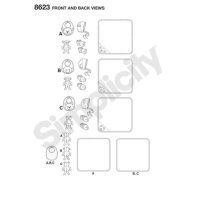 S8623 Accessoires Baby, Simplicity