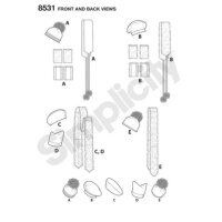 S8531 Damen Accessoires, Simplicity