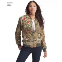 S8418 Damen Stoff Jackett, Simplicity