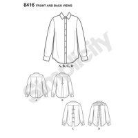 S8416 Damen Shirt, Simplicity