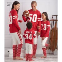 S8521 Kissen Top Famile Hose, Simplicity