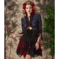 S8409 Damen Shirt Bolero Korsett, Simplicity
