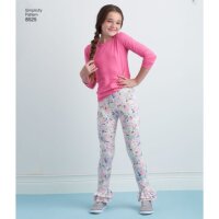 S8525 Mädchen Leggings, Simplicity