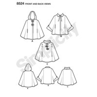 S8524 Poncho, Simplicity